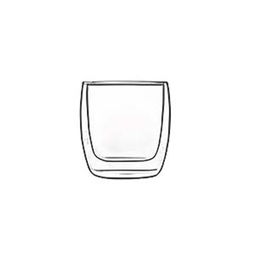 Luigi Bormioli Vaso Térmico Michelangelo 110 Ml (2 Unidades) Vidrio Borosilicato Doble Pared
