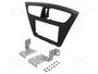ACV Bastidor de montaje de radio para Honda Civic 2 DIN, negro
