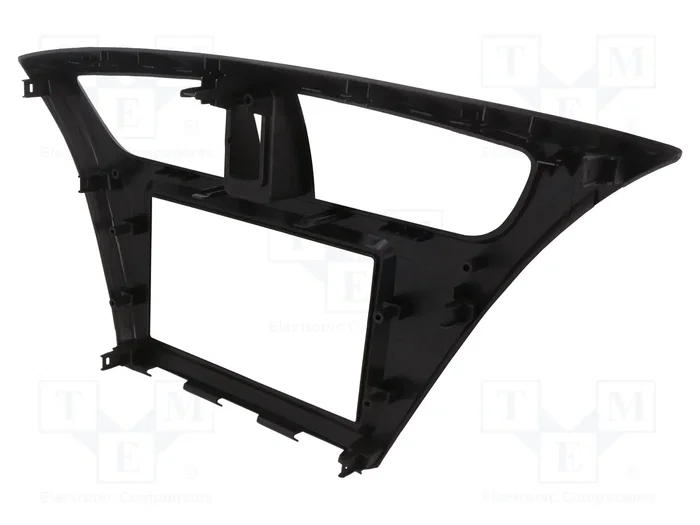 ACV Bastidor de montaje de radio para Honda Civic 2 DIN, negro