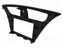 ACV Bastidor de montaje de radio para Honda Civic 2 DIN, negro