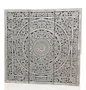 DKD Home Decor Cabecero de Cama Indio con Mandala, Set 3 Piezas, Gris, Ancho 180 cm, Material MDF