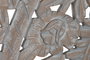 DKD Home Decor Cabecero de Cama Indio con Mandala, Set 3 Piezas, Gris, Ancho 180 cm, Material MDF