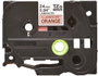 Brother TZE-B51 Cinta Laminada Negro sobre Naranja Fluorescente 24 mm