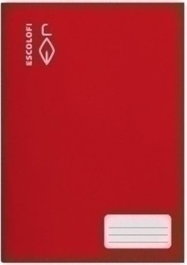 ESCOLOFI Pack de 10 Libretas A4 de 32 Hojas con Pauta Montessori 5cm Rojo