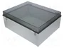 FIBOX CAB Carcasa de pared de policarbonato gris 400x500x200mm