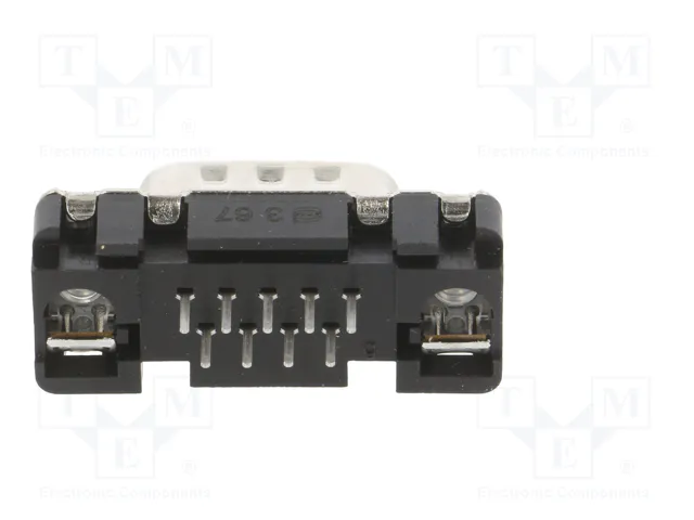 HARTING Conector D-Sub de 9 pines macho THT