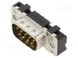 HARTING Conector D-Sub de 9 pines macho THT