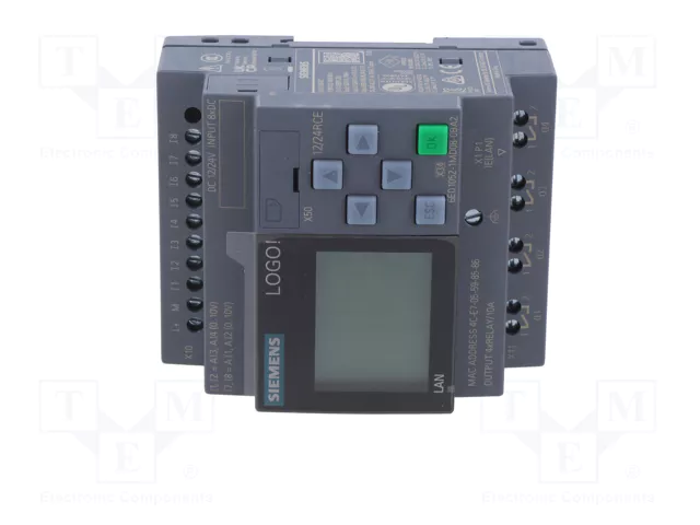 SIEMENS LOGO!8 Relé Programable 10A 12...24V DC