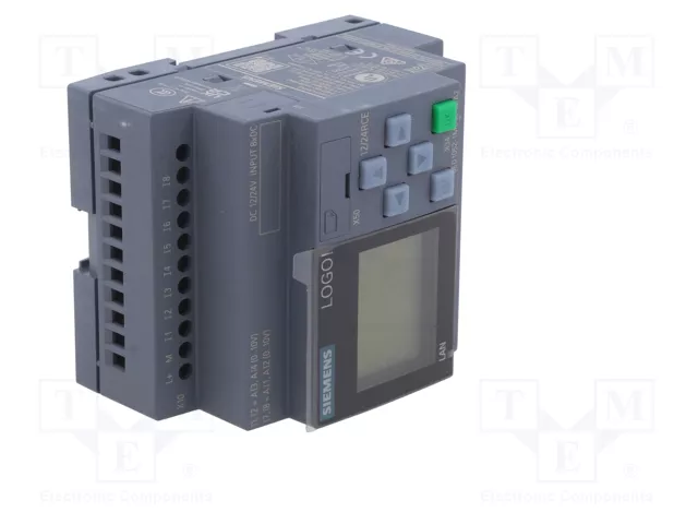 SIEMENS LOGO!8 Relé Programable 10A 12...24V DC
