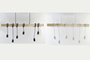 DKD Home Decor Lámpara de Techo Madera y Metal 100x7x160 (Surtido de 2 unidades)