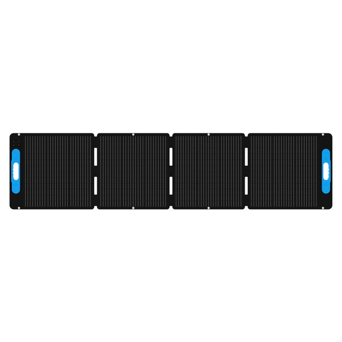 Realpower SP-300E Kit Panel Solar Plegable 300W 4 Paneles Monocristalino, Incluye Conectores Anderson, Ideal para Balcón, Camping, Jardín