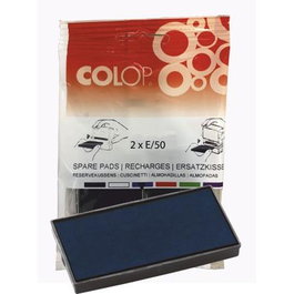 Colop Almohadilla E-50-1 Azul Blister -2U-