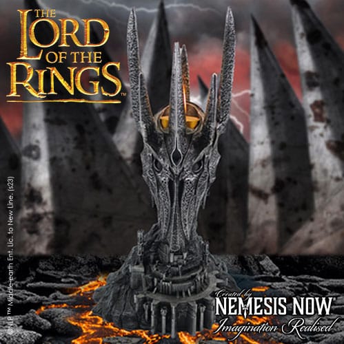 El Señor de los Anillos Portavelas Sauron 33 cm