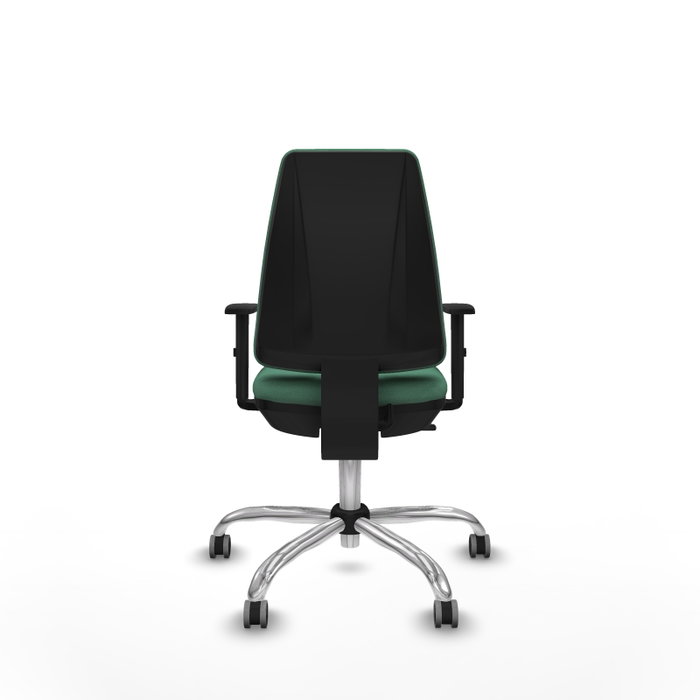 PIQUERAS Y CRESPO Silla de oficina Elche Verde esmeralda con mecanismo Contacto permanente