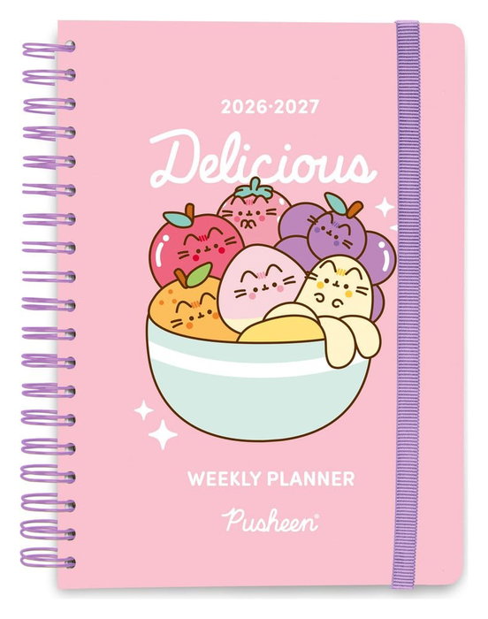 Pusheen Agenda Escolar planificador semanal 2026/2027 Fruits A5 Pusheen Agenda Escolar planificador semanal 2026/2027 Fruits A5