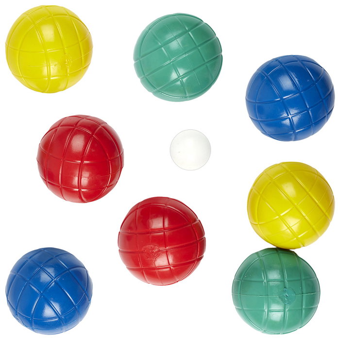 Jeux 2 momes Juego Petanca 8 Bolas con 2 Boliches en Estuche con Asa
