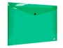 Liderpapel Carpeta Dossier con Broche DIN A3 Verde Translúcido