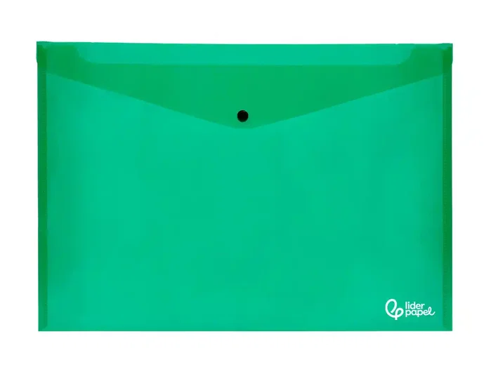 Liderpapel Carpeta Dossier con Broche DIN A3 Verde Translúcido