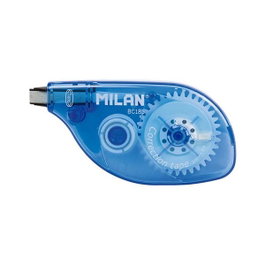 Milan Cinta correctora 5mmx8m Azul Translucido de Secado Rápido