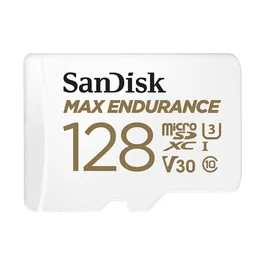 SanDisk Max Endurance Tarjeta de memoria 128 GB MicroSDXC UHS-I Clase 10 V30 - 100 MB/s Lectura, 40 MB/s Escritura