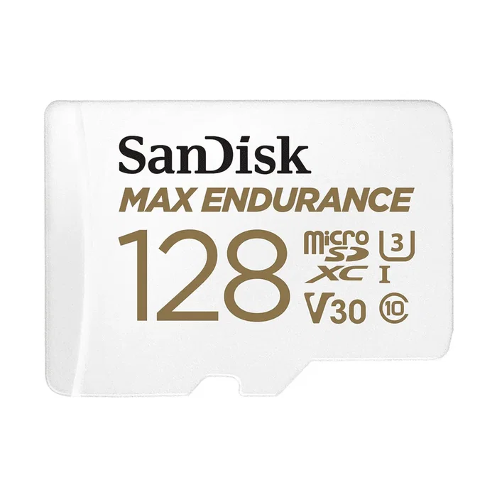 SanDisk Max Endurance Tarjeta de memoria 128 GB MicroSDXC UHS-I Clase 10 V30 - 100 MB/s Lectura, 40 MB/s Escritura