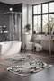 Mijölnir CT-5118 Juego de Alfombrillas de Baño 2 Piezas Poliéster Antideslizante Antibacteriano Lavable a Máquina 40x60 cm 60x100 cm