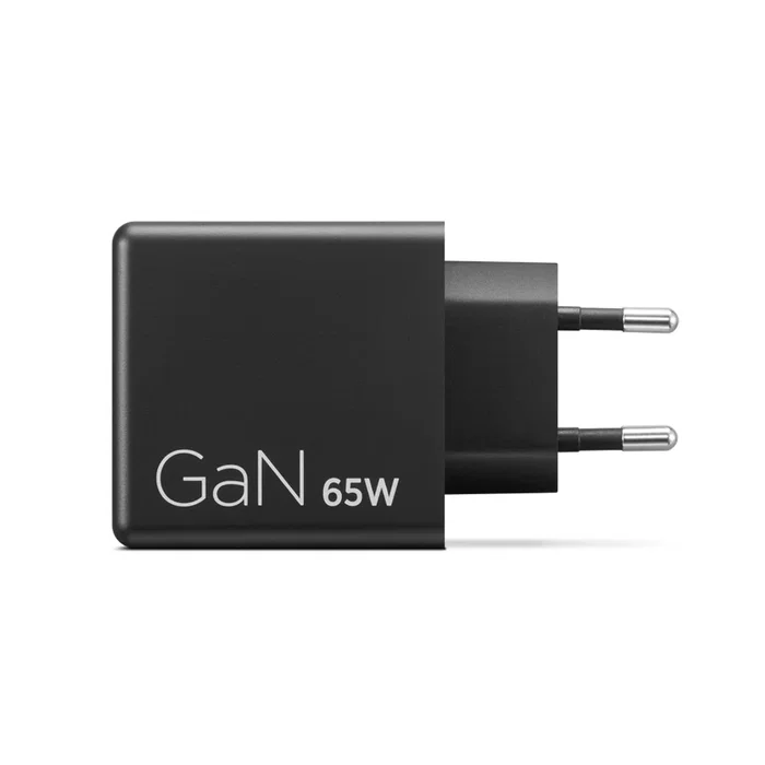Lenovo Dual USB-C 65W GaN Charger Negro con cable de 1,5 m