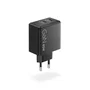 Lenovo Dual USB-C 65W GaN Charger Negro con cable de 1,5 m
