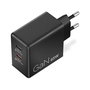 Lenovo G0A6065BEU Cargador GaN 65W Dual USB-C Negro con Cable 1.5m, Certificado Universal