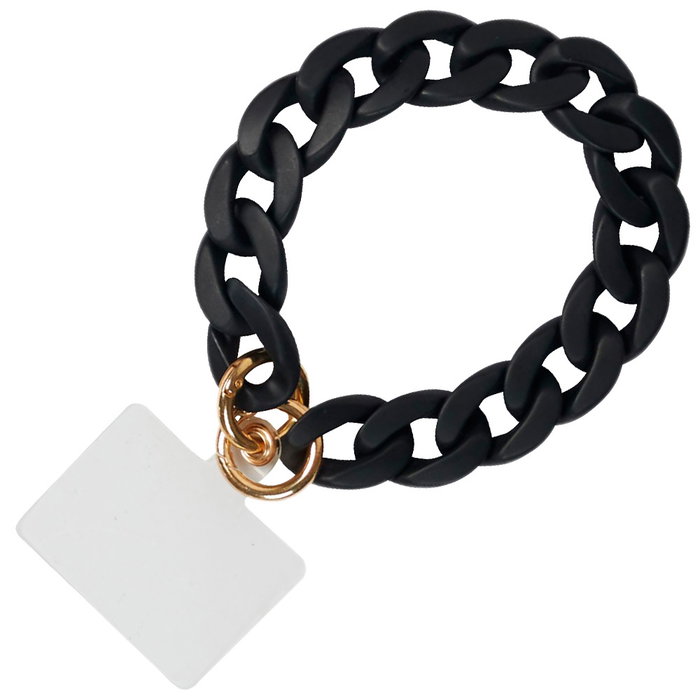 Be Mix Correa Pulsera Móvil Eslabón Grande Desmontable Negro Coral Concha Leopardo