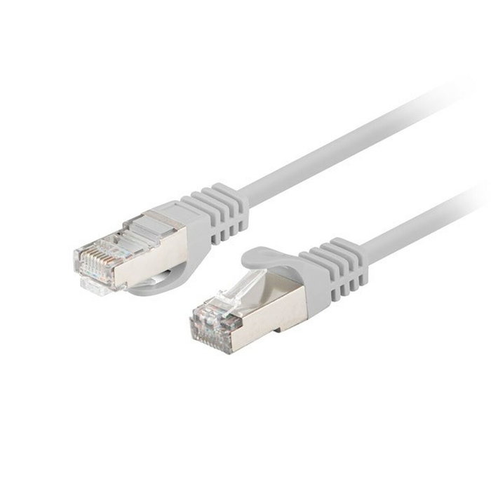 Lanberg Pack de 10 Patchcords Cat 6 F/UTP 1m Gris