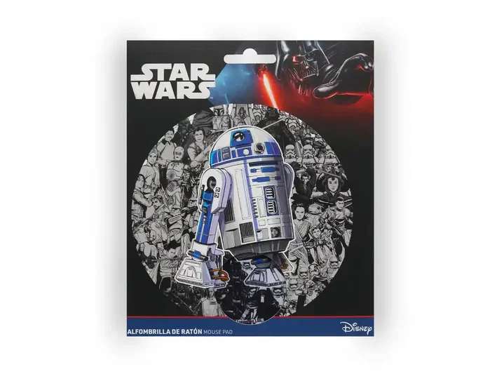 Wondee Alfombrilla de ratón Star Wars redonda R2D2 200 mm