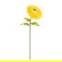Flor Anémona Amarillo Artificial 50 X 50 X 135 cm