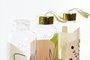 DKD Home Decor Botellas de Borosilicato Silueta Shengda Pack de 3