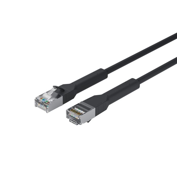 Lanview Cable de parcheo Cat6A U/FTP 1,5m Negro Flex-Angle Lanview Cable de parcheo Cat6A U/FTP 1,5m Negro Flex-Angle