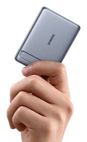 Baseus AM31 Qi2 Power Bank Magnetico 5000mAh 20W con Kickstand Mini Ultra Space Grey