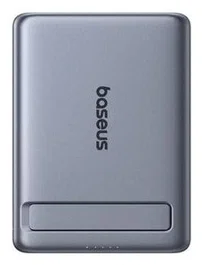 Baseus Picogo am31 qi2 Ultra-Mini Magnetic Power Bank con Kickstand 5000mAh 20W Gris Espacial