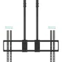 TooQ LPCE11120TSLI-B Soporte de Techo para TV Extensible e Inclinable (60-120", hasta 120 kg) para Techos Inclinados con Gestión de Cables