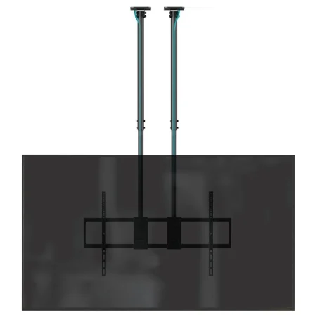 TooQ LPCE11120TSLI-B Soporte de Techo para TV Extensible e Inclinable (60-120", hasta 120 kg) para Techos Inclinados con Gestión de Cables