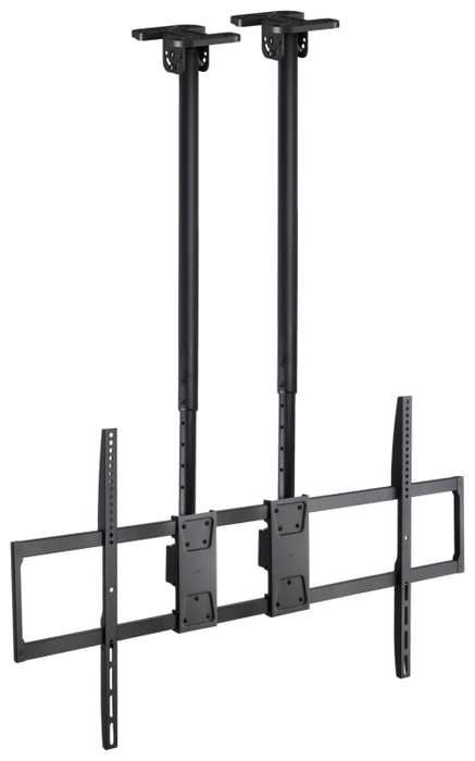 Tooq Soporte de Techo Extensible Doble Mástil para Pantallas 60-120 pulgadas, Negro Tooq Soporte de Techo Extensible Doble Mástil para Pantallas 60-120 pulgadas, Negro