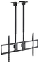 Tooq Soporte de Techo Extensible Doble Mástil para Pantallas 60-120 pulgadas, Negro