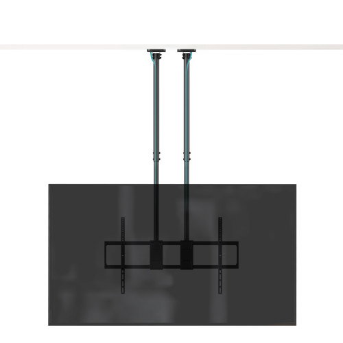 Tooq Soporte de Techo Extensible Doble Mástil para Pantallas 60-120 pulgadas, Negro Tooq Soporte de Techo Extensible Doble Mástil para Pantallas 60-120 pulgadas, Negro