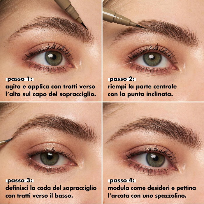 Elf Cosmetics HOLY STROKES micro-fine lápiz de cejas Neutral Brown