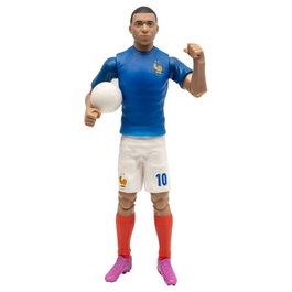 Megableu Figura Articulada Mbappé Número 10 - Selección de Francia - 20 cm - MEG3760046781918