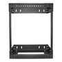 StarTech.com Rack de Pared Abierto 12U RK12WALLOA para Montaje en Pared, Profundidad Ajustable 12-20 Pulgadas, Carga 90 kg, 19", Acero Negro