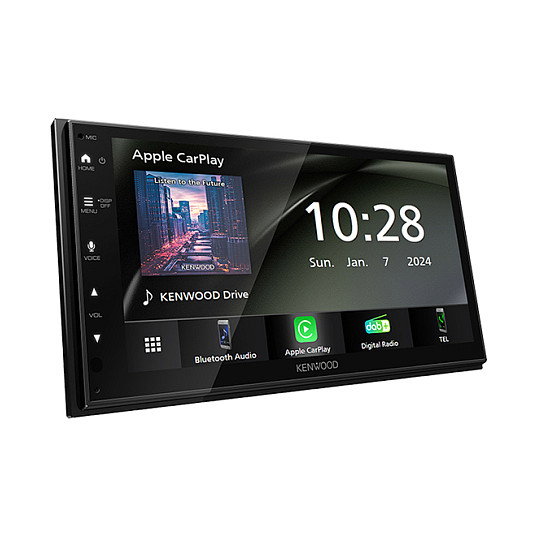Kenwood DMX6523DAB receptor de medios con pantalla táctil de 6.8 pulgadas