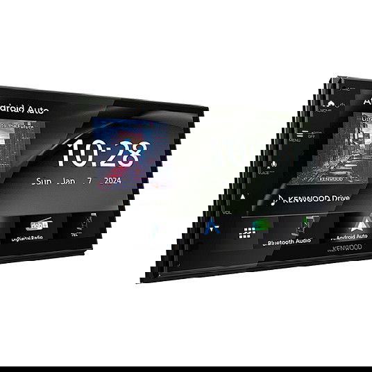 Kenwood DMX6523DAB Radio Coche 2 DIN Pantalla Táctil 6.8" 50W Bluetooth USB DAB+ Compatible Android Auto Apple CarPlay Negro