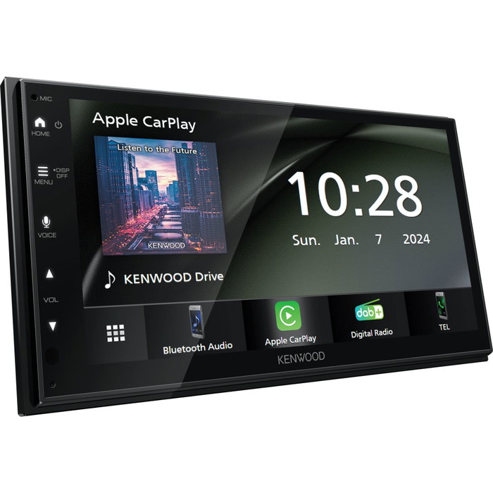 Kenwood DMX6523DAB receptor de medios con pantalla táctil de 6.8 pulgadas