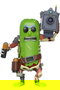 Funko #332 POP! Animation Rick y Morty Figura Pickle Rick con Láser de Vinilo 9 cm