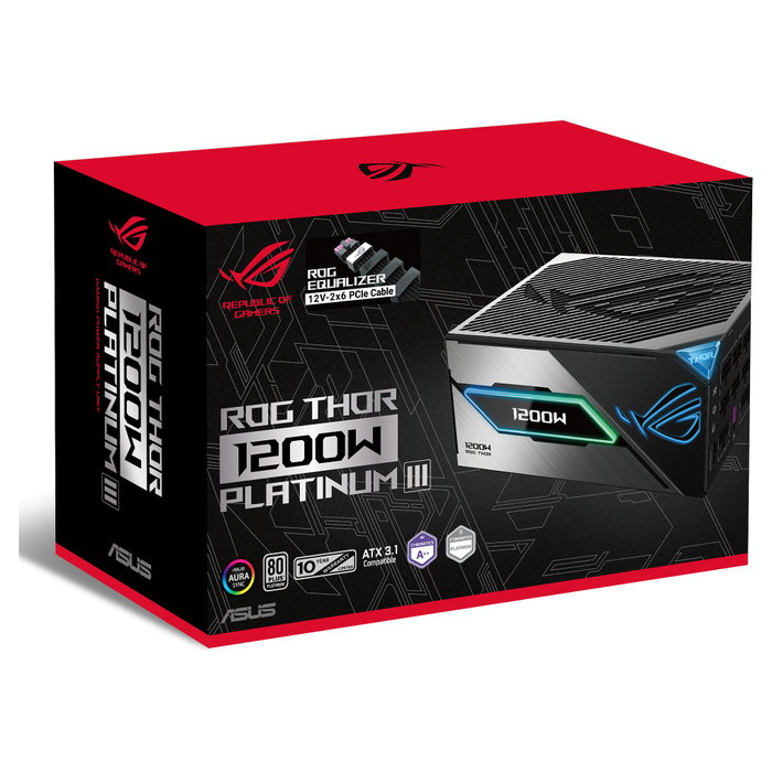 ASUS ROG -THOR-1200P3-GAMING-E 1200W 80+ Platinum ASUS ROG -THOR-1200P3-GAMING-E 1200W 80+ Platinum